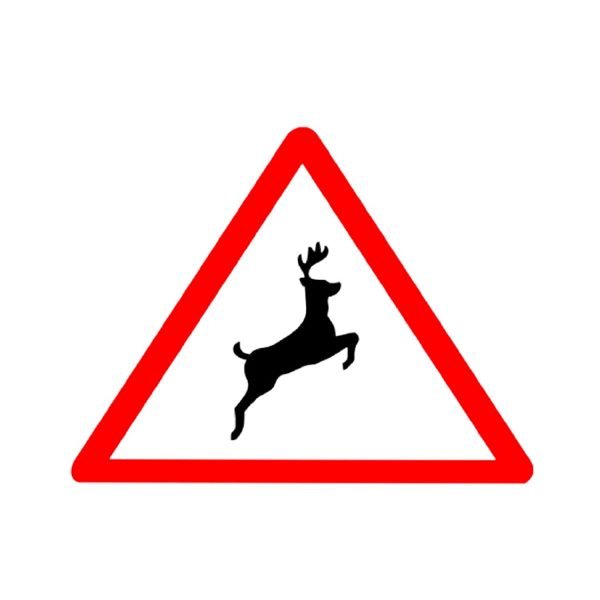Wild Animals Cautionary Retro Reflective Road Signage