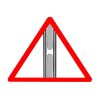 Major Road Ahead Cautionary road safety product
