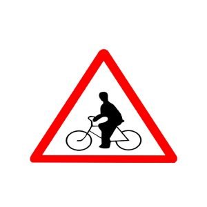 LADWA Dangerous Dip Cautionary Retro Reflective Road Signage - 600 mm Triangle (Red White, Aluminum Composite Panel)