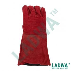 Leather Gloves Commercial Grade (Red)
