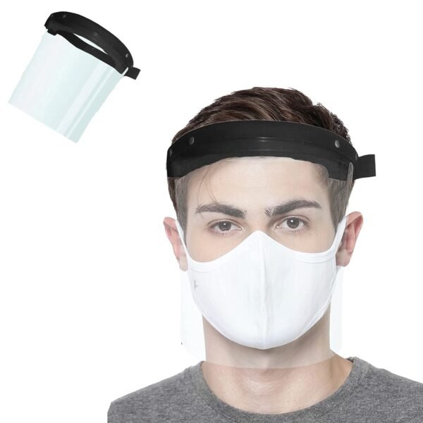 Ladwa Unisex Face Shield Reusable with Adjustable Elastic Strap
