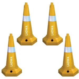 4pcs yellow traffic cone| safety cone| road cones | road safety cone