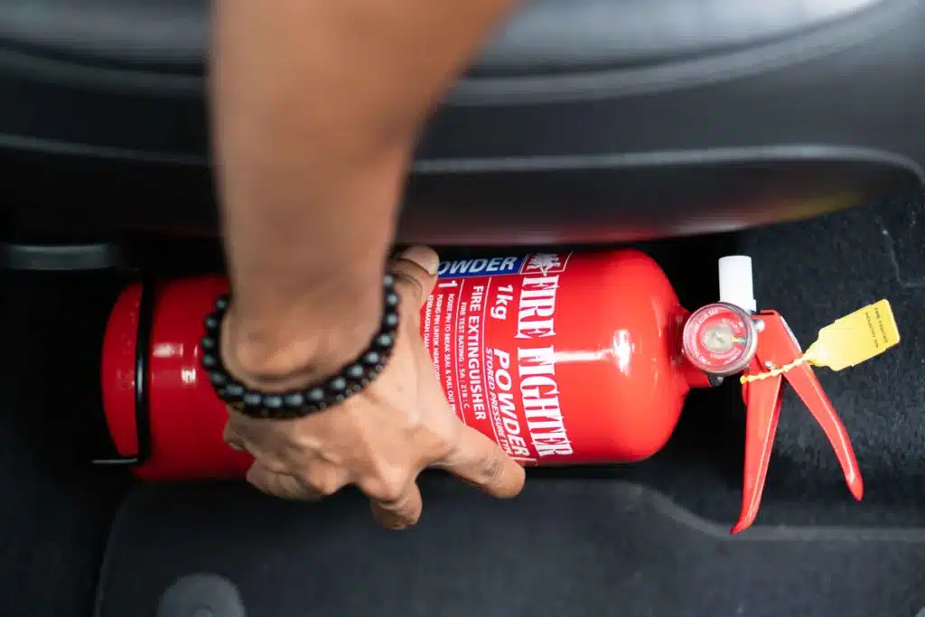 type of car fire extinguisher