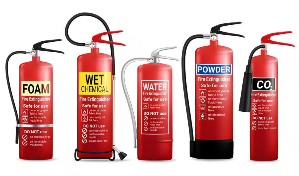 types of car extinguisher