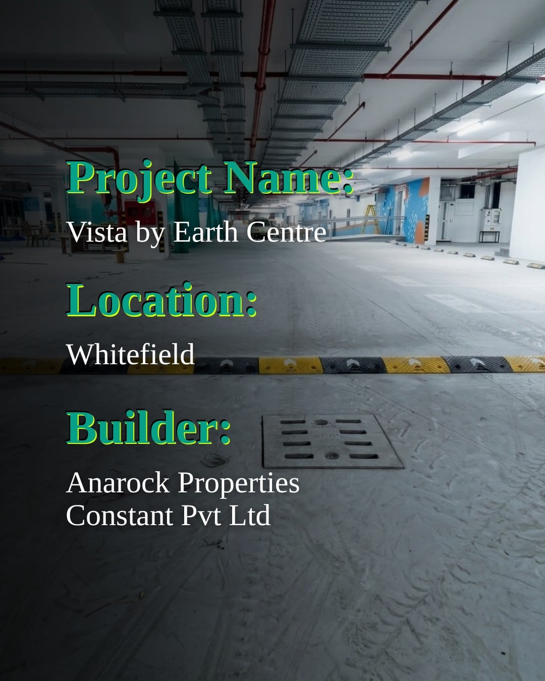 Vista by Earth Centre basement parking safety equipment installation project in Whitefield by Ladwa Solutions