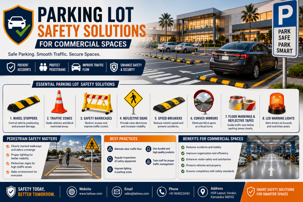 Parking Lot Safety Solutions for Commercial Spaces