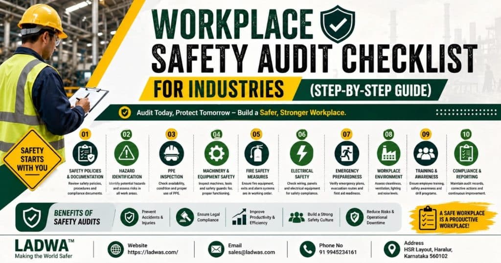 Workplace Safety Audit Checklist for Industries (Step-by-Step Guide)