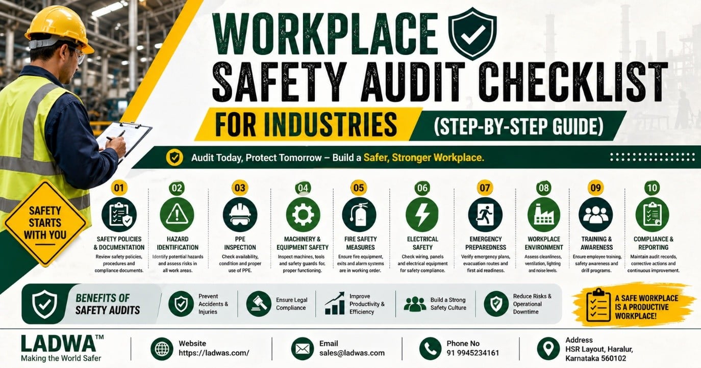 Workplace Safety Audit Checklist for Industries (Step-by-Step Guide)